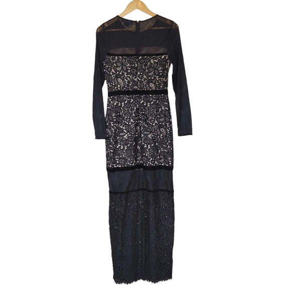 Marciano Black Lace Maxi Dress - Picture 5 of 15